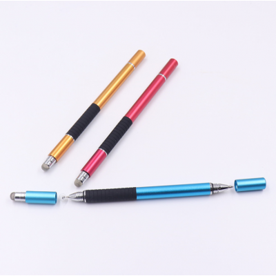 3 in 1 Capacitive Disc Stylus Touch Screen Pens for All Capacitive Touch Screens Cell Phones Tablet With Cello Color Box