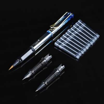 Chinese Japanese Modern Calligraphy Sumi Brush Pen Prime Interchangeable F nib Cartridges Calligraphy Pens Set for Beginners Kit