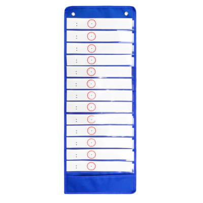 Classroom Pocket Chart 13+1 Pocket Daily Schedule Pocket Chart 18 Reusable Dry-Eraser Cards Educational Charts For Preschool