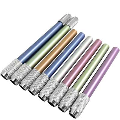 Amazon supplies Aluminum Assorted Colors Pencil Length Sketch School Art Adjustable One/Dual Head Pencil Extender Holder