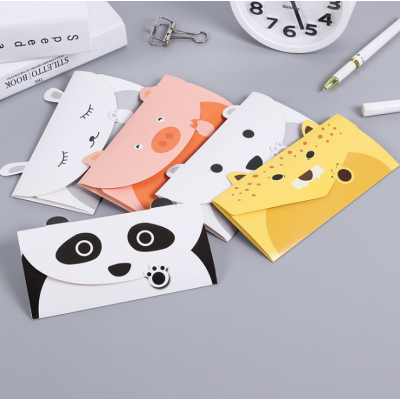 Cute Animal Greeting Cards Lovely Thank You Card Cartoon Animal Stationary Paper Letter Writing Paper Cute Invitation Card