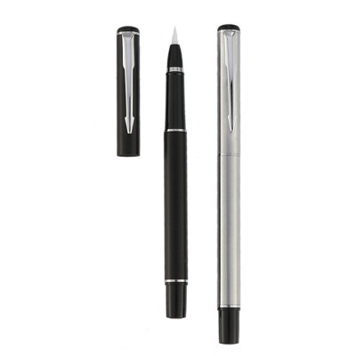 New Portable Chinese Calligraphy Writing Pens Metal fountain ink design Kanji Japanese Sumi Painting Drawing Brush Pen